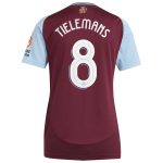 aston villa adidas home shirt 2024-25 – womens with tielemans 8 cup printing Collection - Aston Villa Official Store