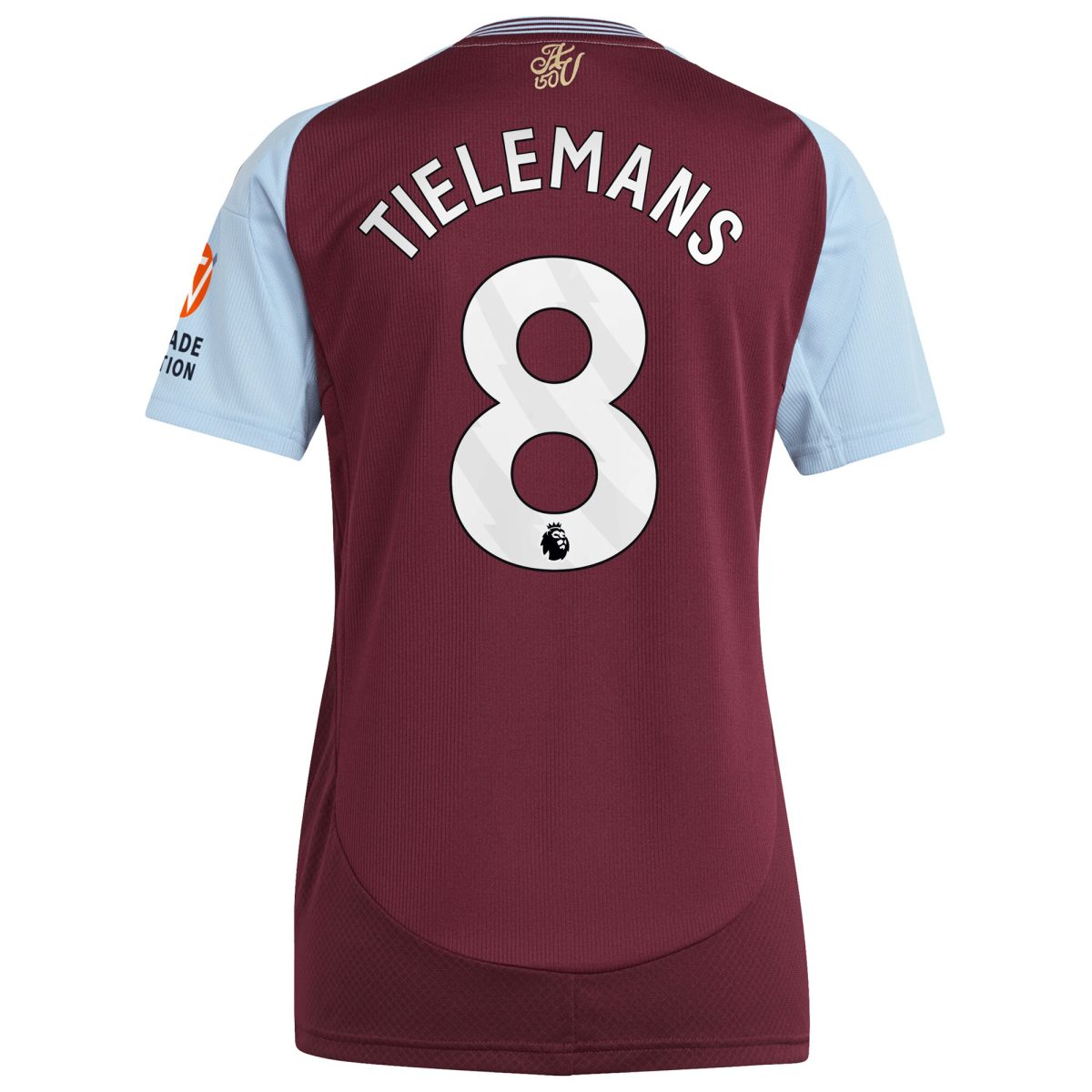 aston villa adidas home shirt 2024-25 – womens with tielemans 8 printing Collection - Aston Villa Official Store