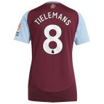 aston villa adidas home shirt 2024-25 – womens with tielemans 8 printing Collection - Aston Villa Official Store
