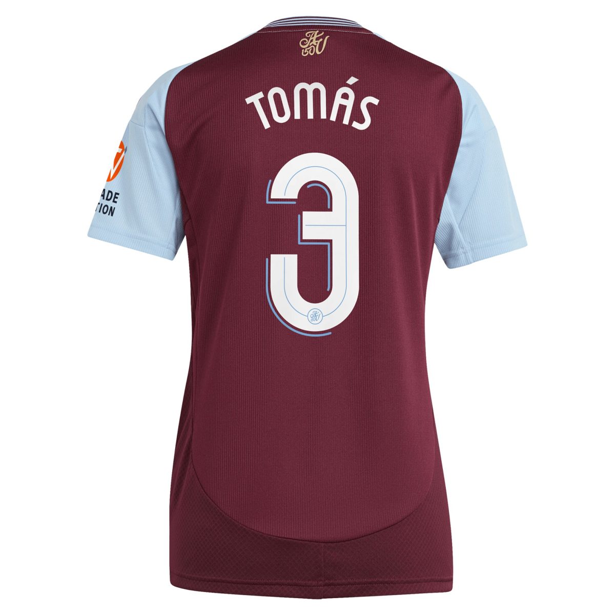aston villa adidas home shirt 2024-25 – womens with tomás 3 cup printing Collection - Aston Villa Official Store