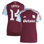 aston villa adidas home shirt 2024-25 – womens with turner 14 cup printing Collection - Aston Villa Official Store