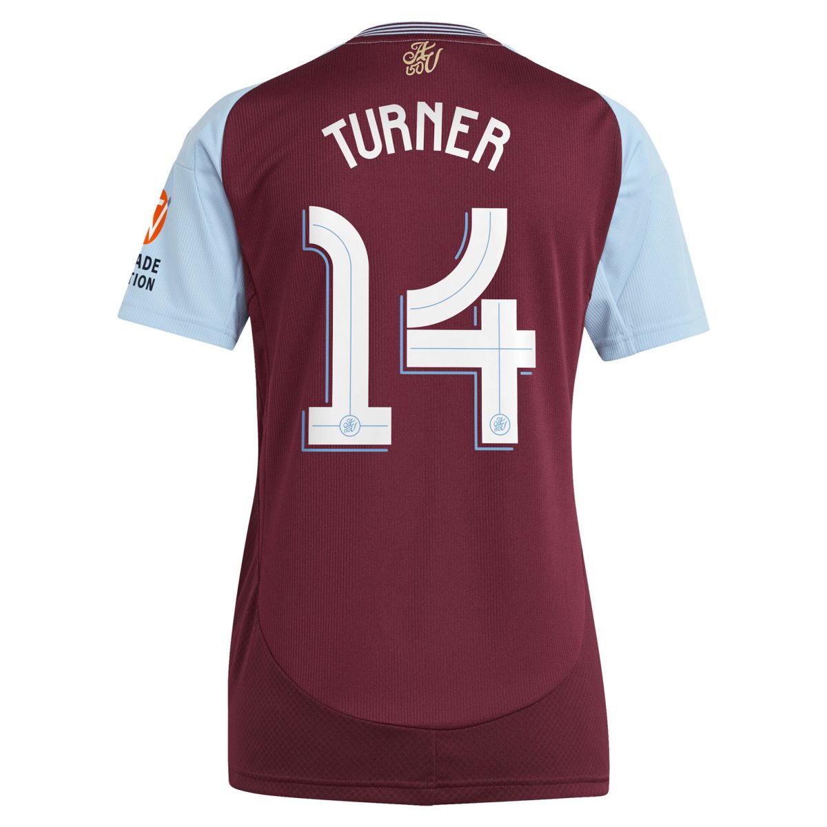 aston villa adidas home shirt 2024-25 – womens with turner 14 cup printing Collection - Aston Villa Official Store