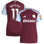 aston villa adidas home shirt 2024-25 – womens with watkins 11 printing Collection - Aston Villa Official Store