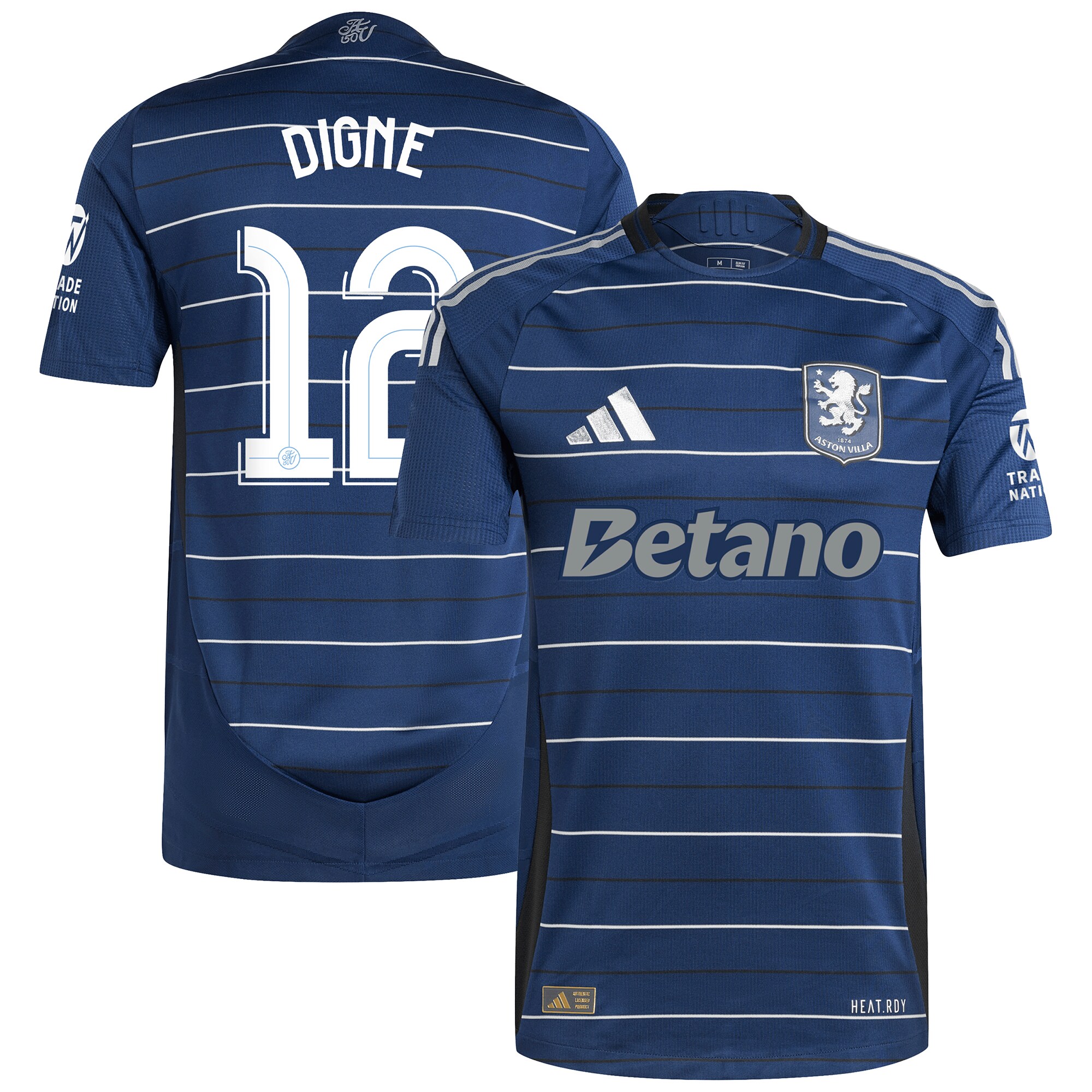 aston villa adidas third authentic shirt 2024-25 with digne 12 cup printing Collection - Aston Villa Official Store