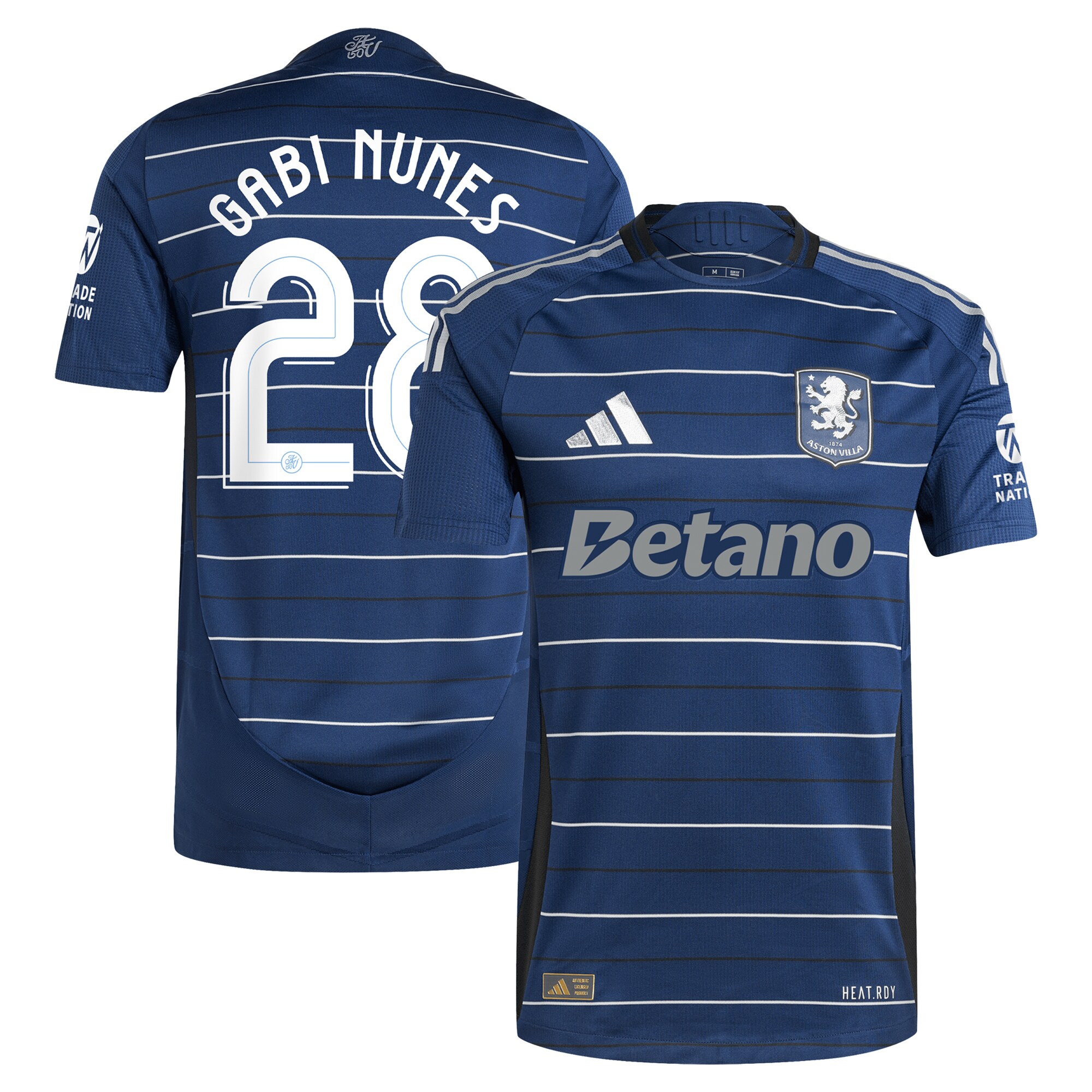 aston villa adidas third authentic shirt 2024-25 with gabi nunes 28 cup printing Collection - Aston Villa Official Store