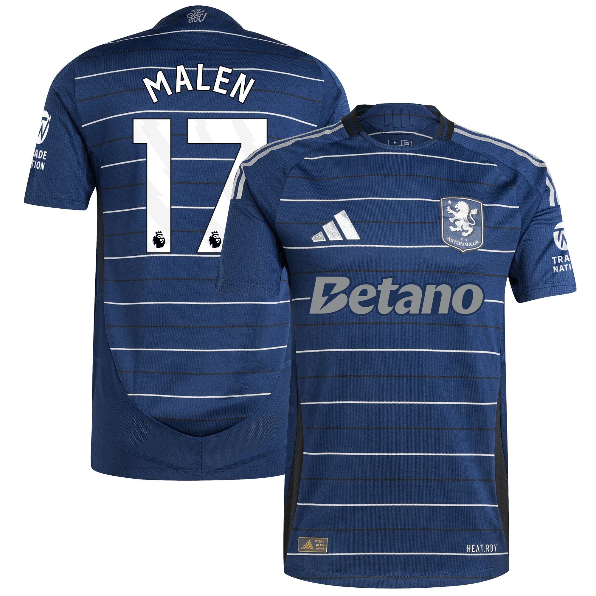 aston villa adidas third authentic shirt 2024-25 with malen 17 printing Collection - Aston Villa Official Store