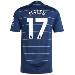 aston villa adidas third authentic shirt 2024-25 with malen 17 printing Collection - Aston Villa Official Store