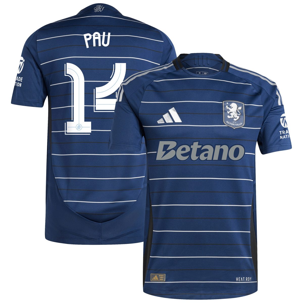 aston villa adidas third authentic shirt 2024-25 with pau 14 cup printing Collection - Aston Villa Official Store