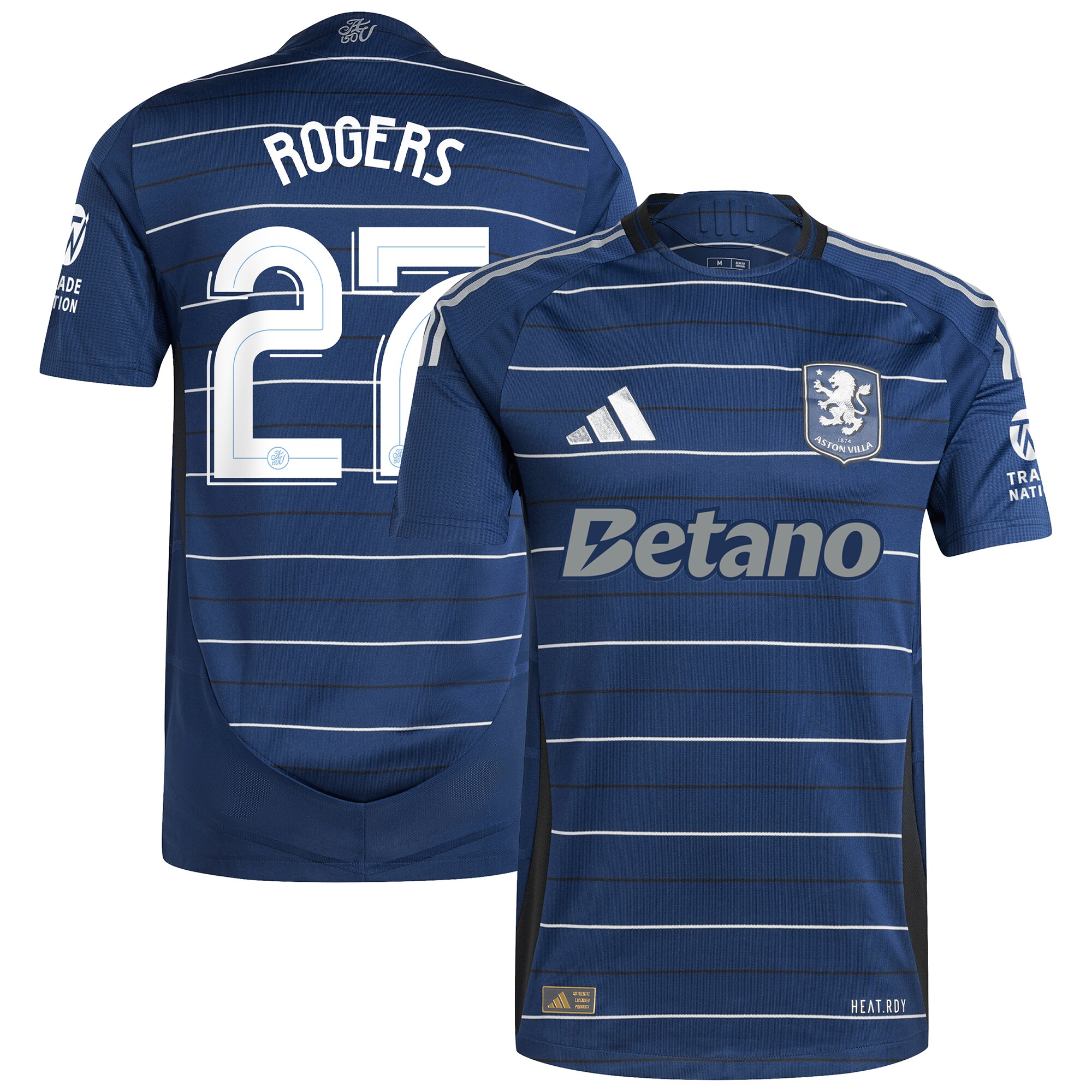 aston villa adidas third authentic shirt 2024-25 with rogers 27 cup printing Collection - Aston Villa Official Store