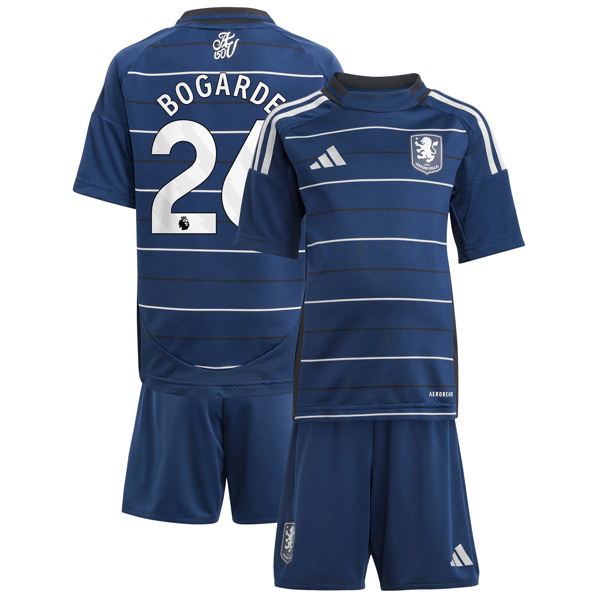 aston villa adidas third minikit 2024-25 with bogarde 26 printing Collection - Aston Villa Official Store