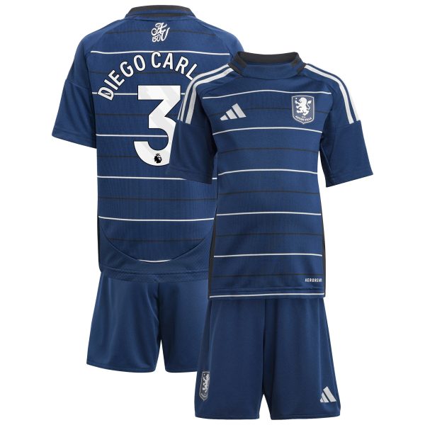 aston villa adidas third minikit 2024-25 with diego carlos 3 printing Collection - Aston Villa Official Store