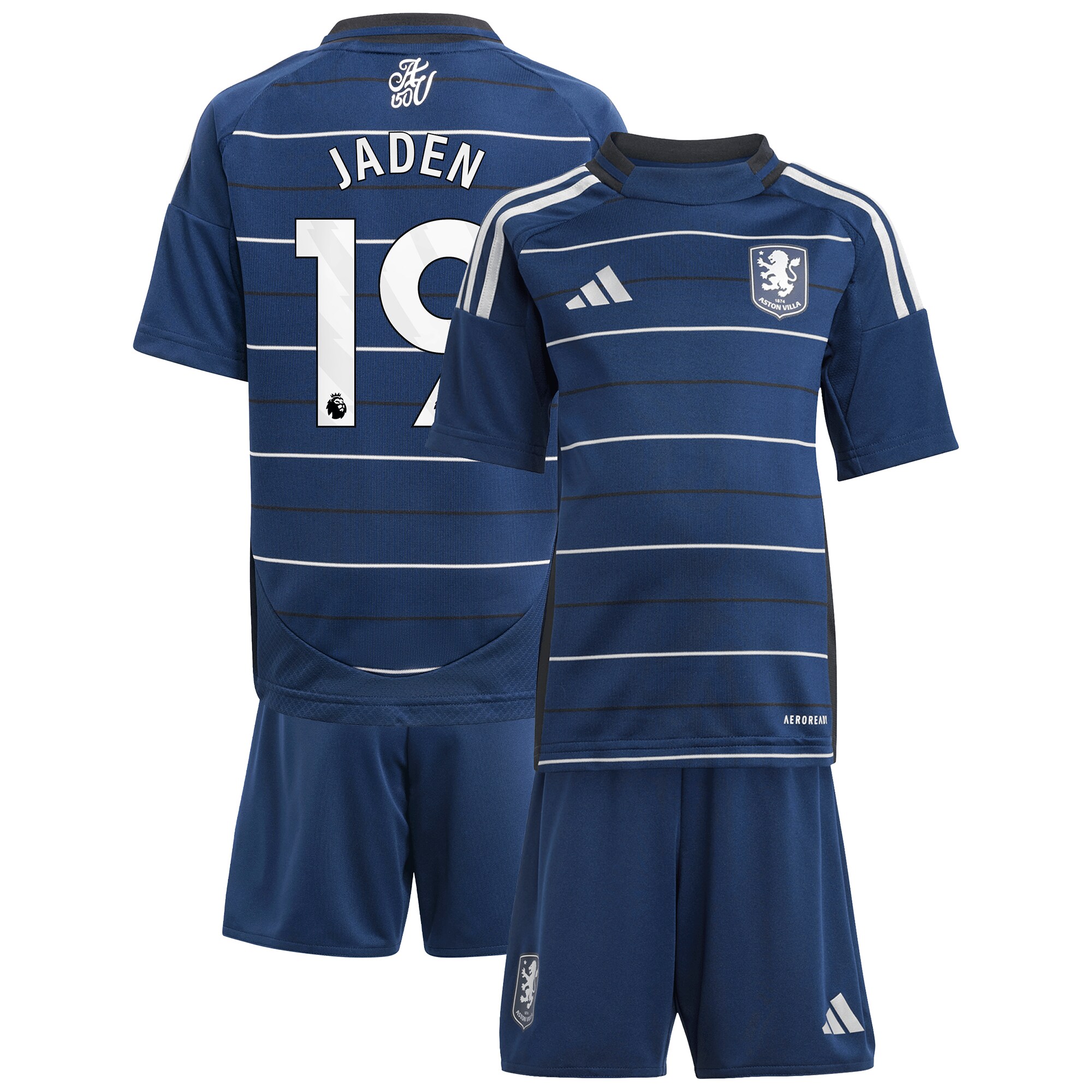aston villa adidas third minikit 2024-25 with jaden 19 printing Collection - Aston Villa Official Store