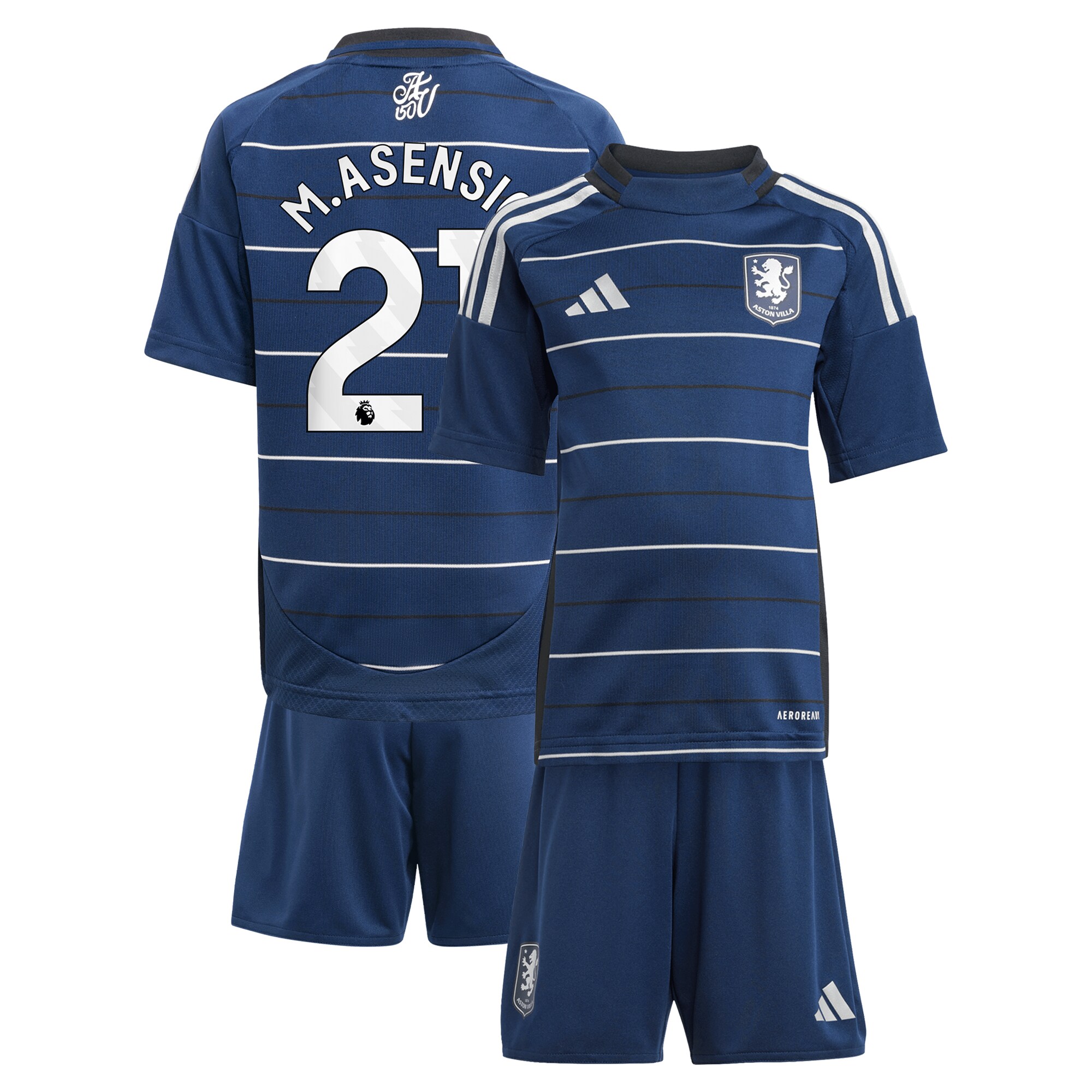 aston villa adidas third minikit 2024-25 with m.asensio 21 printing Collection - Aston Villa Official Store
