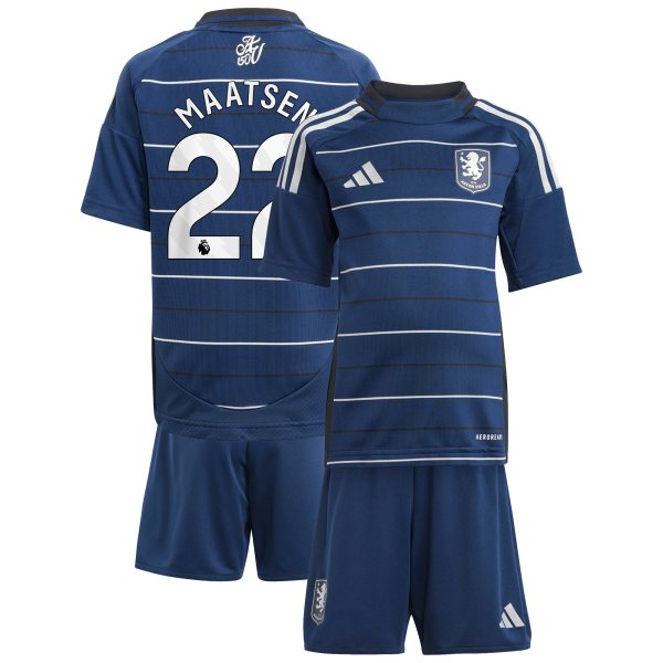 aston villa adidas third minikit 2024-25 with maatsen 22 printing Collection - Aston Villa Official Store
