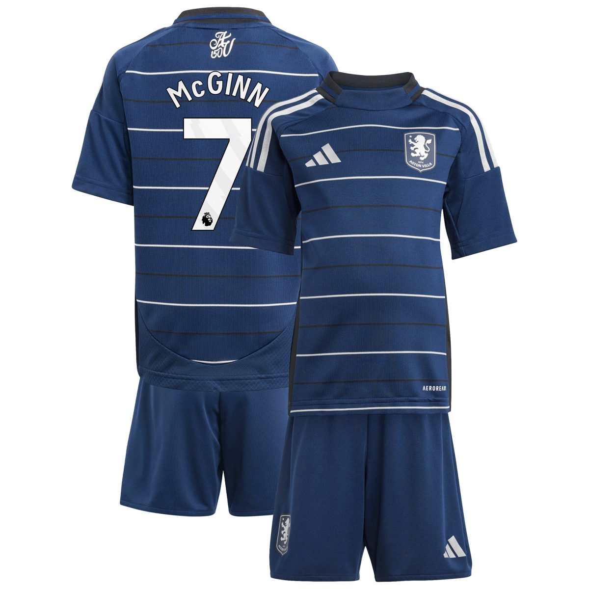 aston villa adidas third minikit 2024-25 with mcginn 7 printing Collection - Aston Villa Official Store