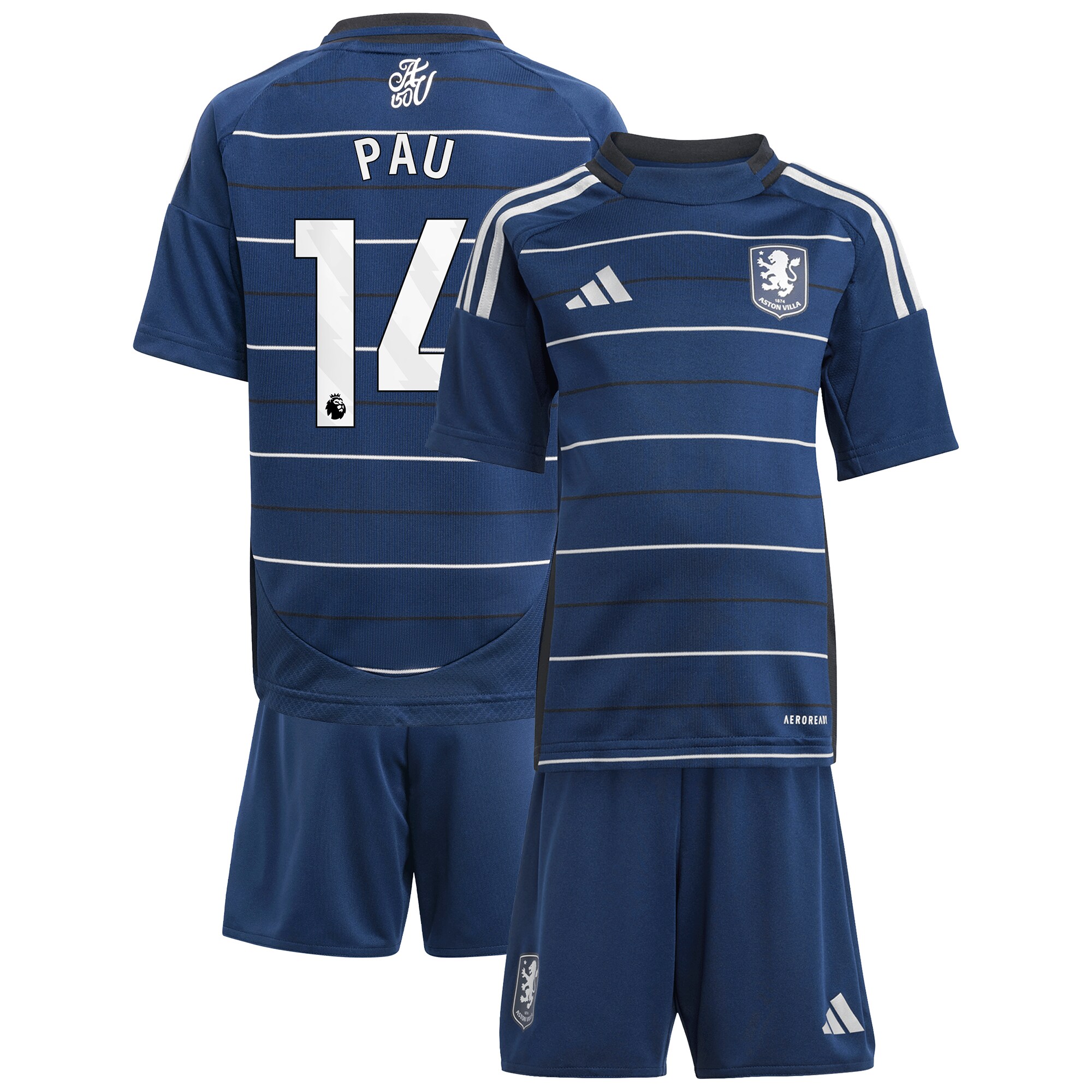 aston villa adidas third minikit 2024-25 with pau 14 printing Collection - Aston Villa Official Store