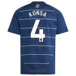 aston villa adidas third shirt 2024-25 – kids with konsa 4 printing Collection - Aston Villa Official Store