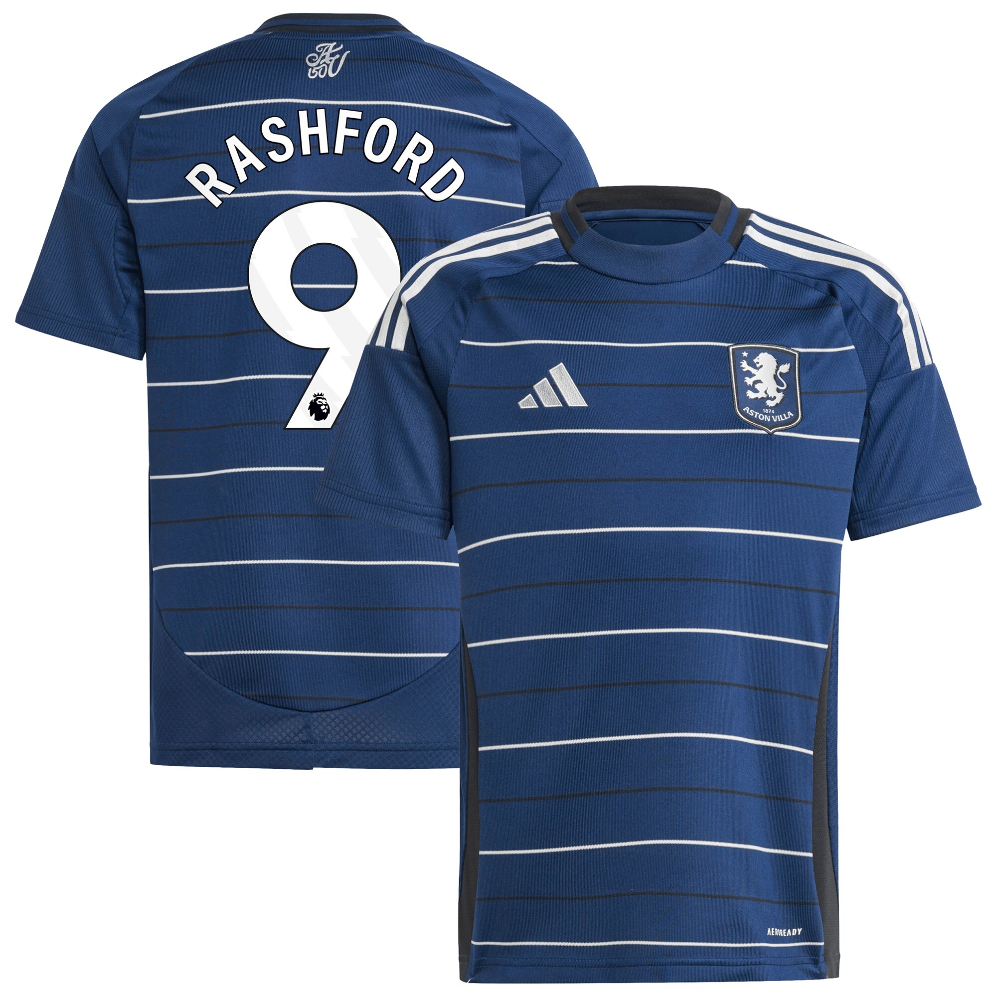 aston villa adidas third shirt 2024-25 – kids with rashford 9 printing Collection - Aston Villa Official Store