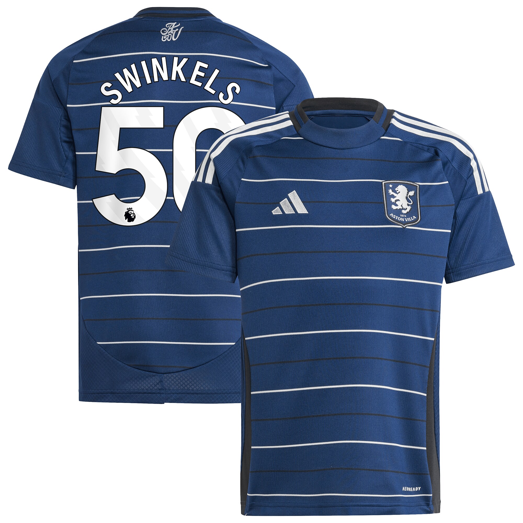 aston villa adidas third shirt 2024-25 – kids with swinkels 50 printing Collection - Aston Villa Official Store