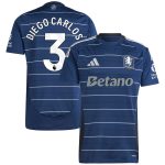 aston villa adidas third shirt 2024-25 with diego carlos 3 printing Collection - Aston Villa Official Store