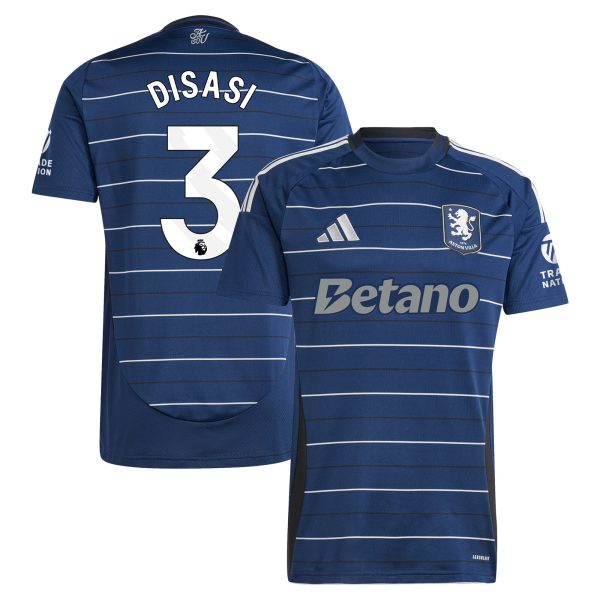 aston villa adidas third shirt 2024-25 with disasi 3 printing Collection - Aston Villa Official Store