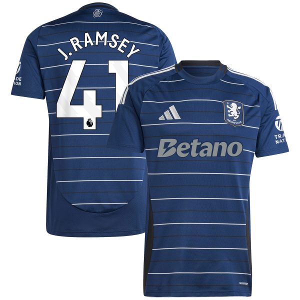 aston villa adidas third shirt 2024-25 with j. ramsey 41 printing Collection - Aston Villa Official Store