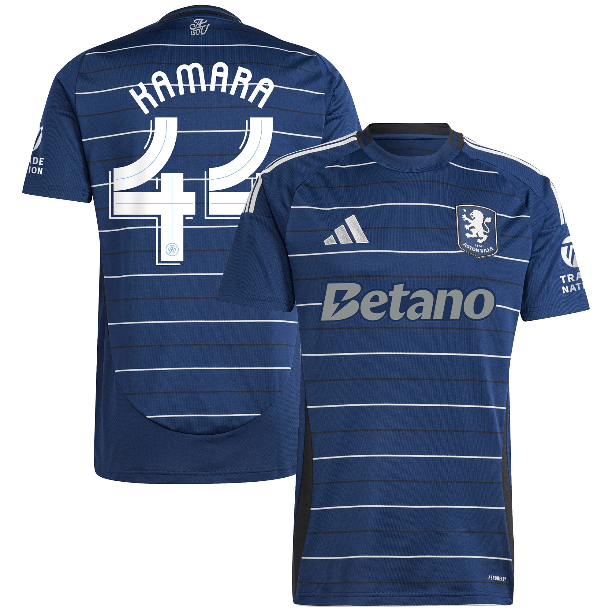 aston villa adidas third shirt 2024-25 with kamara 44 cup printing Collection - Aston Villa Official Store