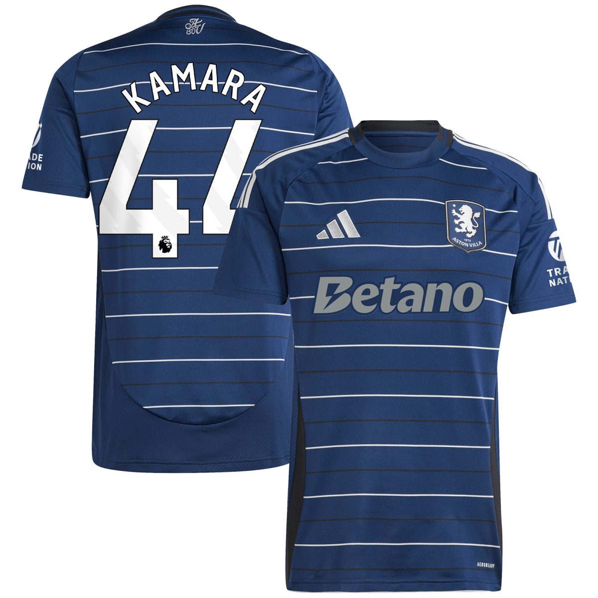 aston villa adidas third shirt 2024-25 with kamara 44 printing Collection - Aston Villa Official Store