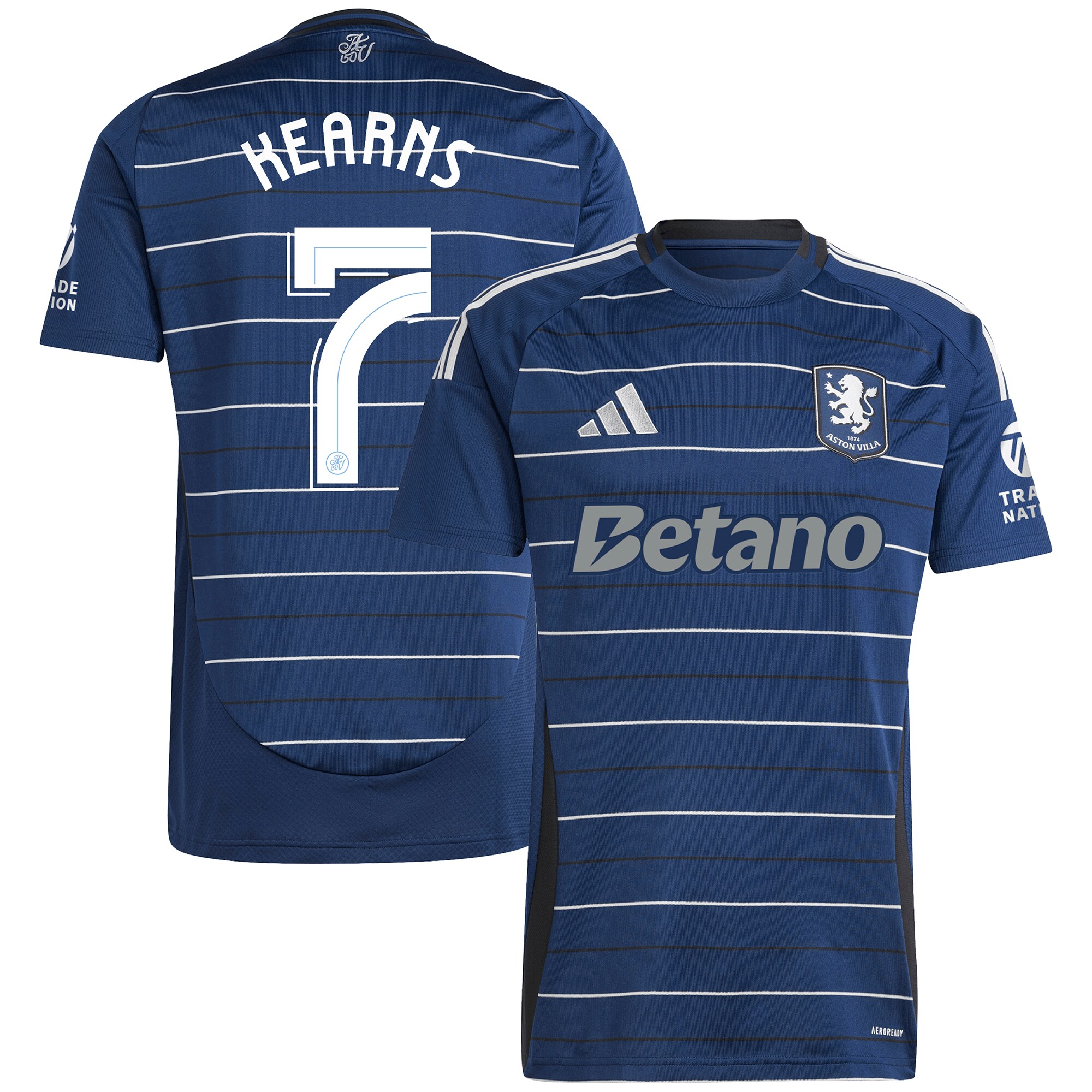 aston villa adidas third shirt 2024-25 with kearns 7 cup printing Collection - Aston Villa Official Store