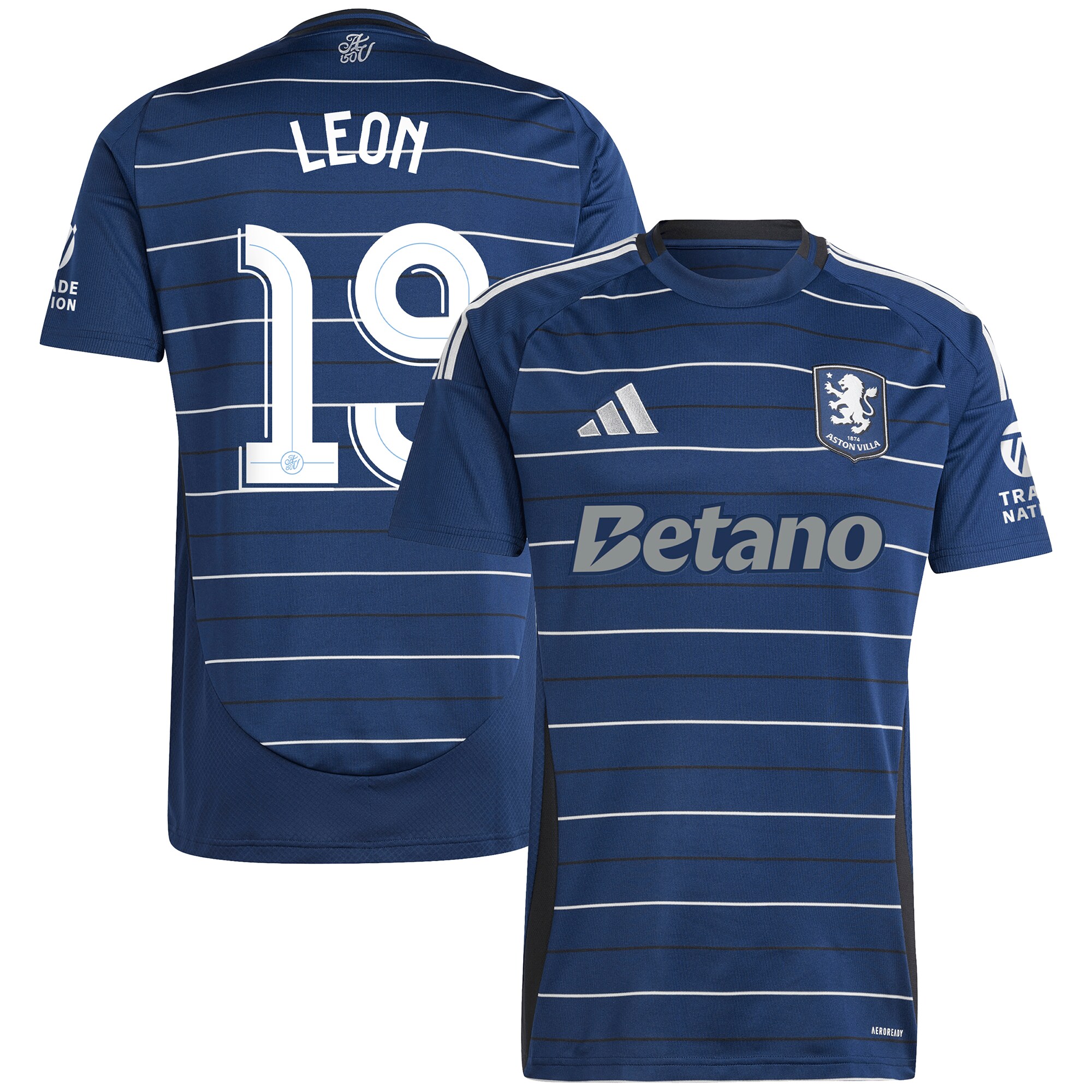 aston villa adidas third shirt 2024-25 with leon 19 cup printing Collection - Aston Villa Official Store