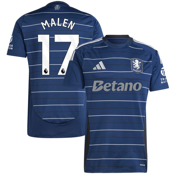 aston villa adidas third shirt 2024-25 with malen 17 printing Collection - Aston Villa Official Store