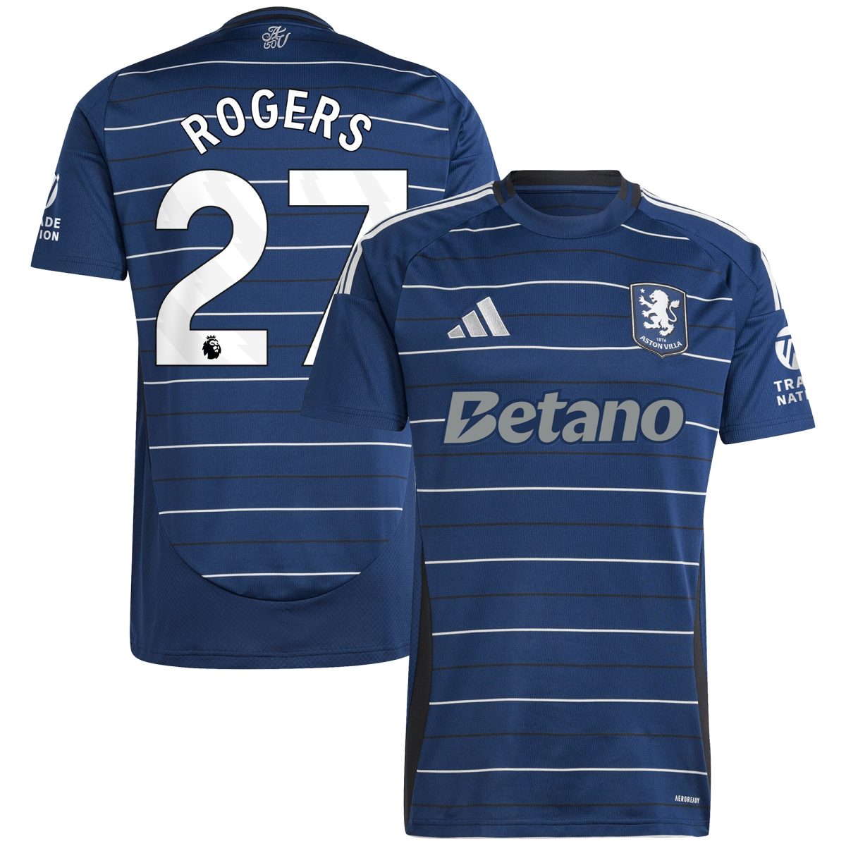 aston villa adidas third shirt 2024-25 with rogers 27 printing Collection - Aston Villa Official Store