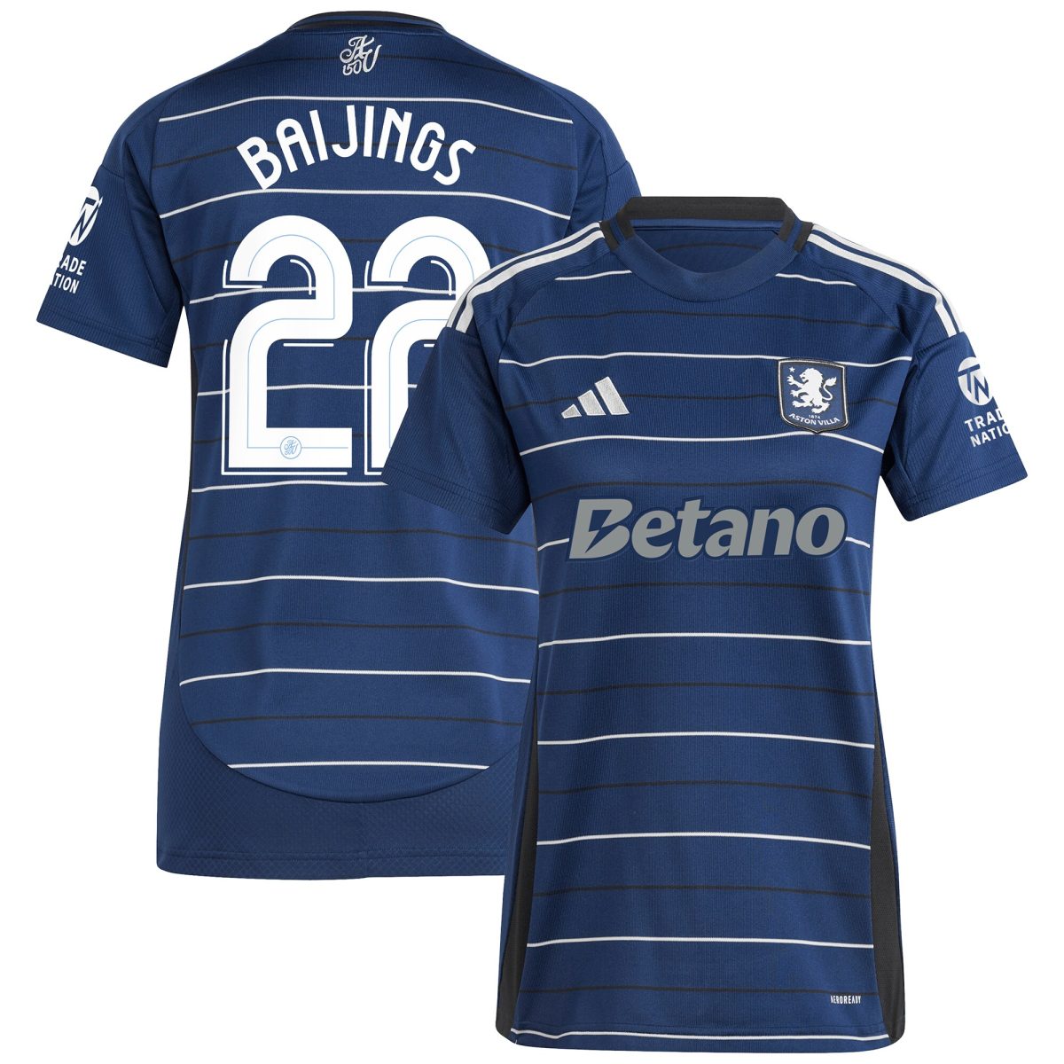 aston villa adidas third shirt 2024-25 – womens with baijings 22 cup printing Collection - Aston Villa Official Store