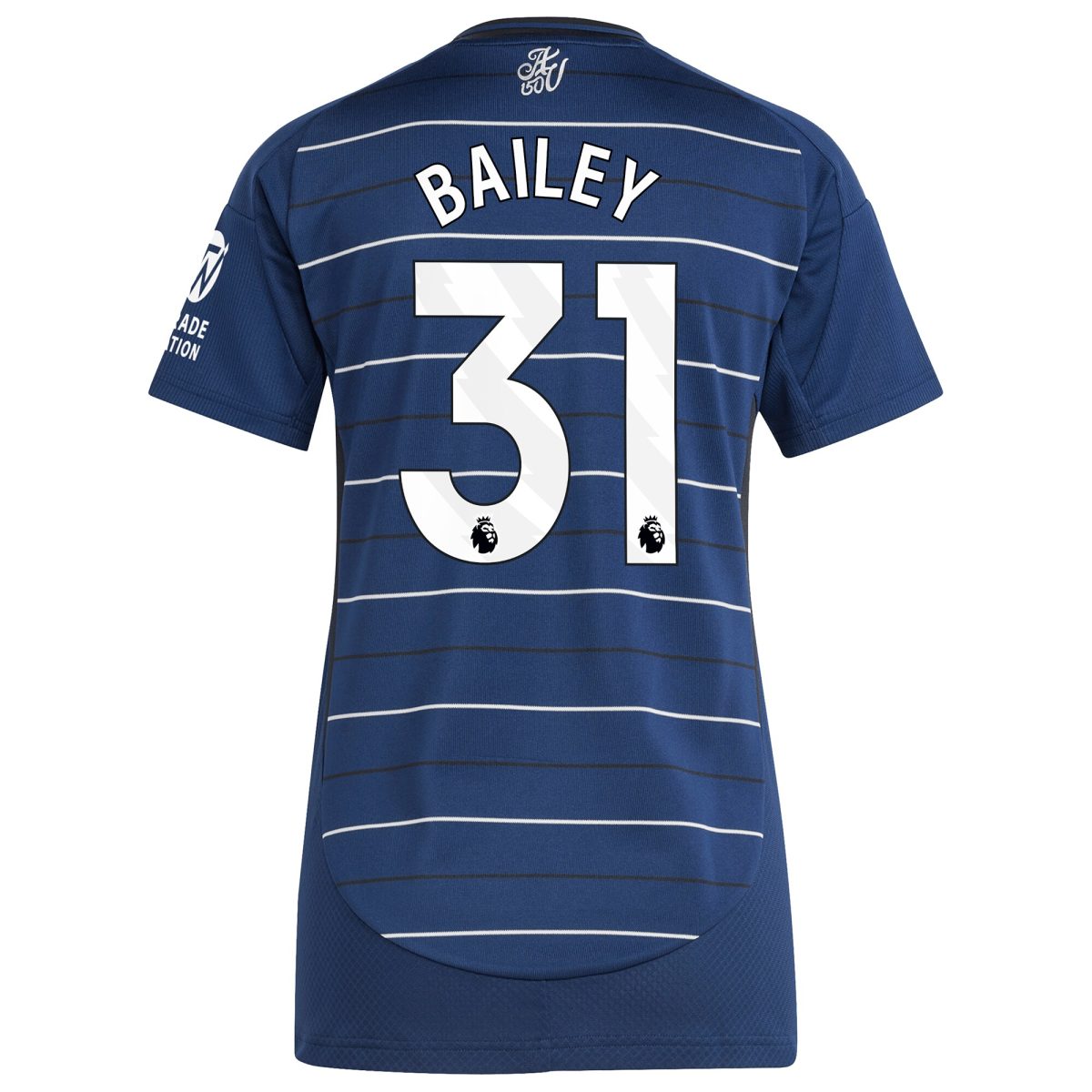 aston villa adidas third shirt 2024-25 – womens with bailey 31 printing Collection - Aston Villa Official Store