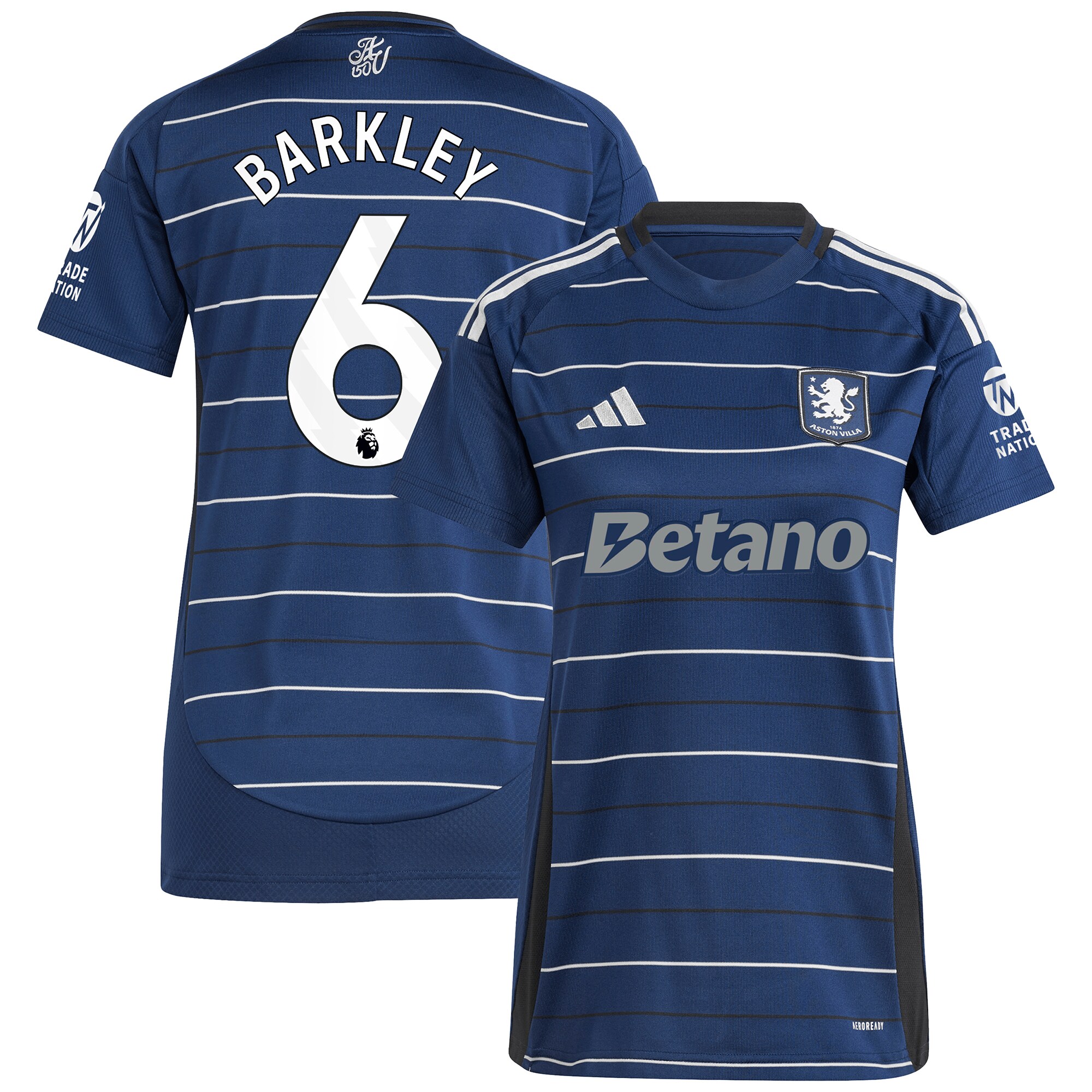 aston villa adidas third shirt 2024-25 – womens with barkley 6 printing Collection - Aston Villa Official Store