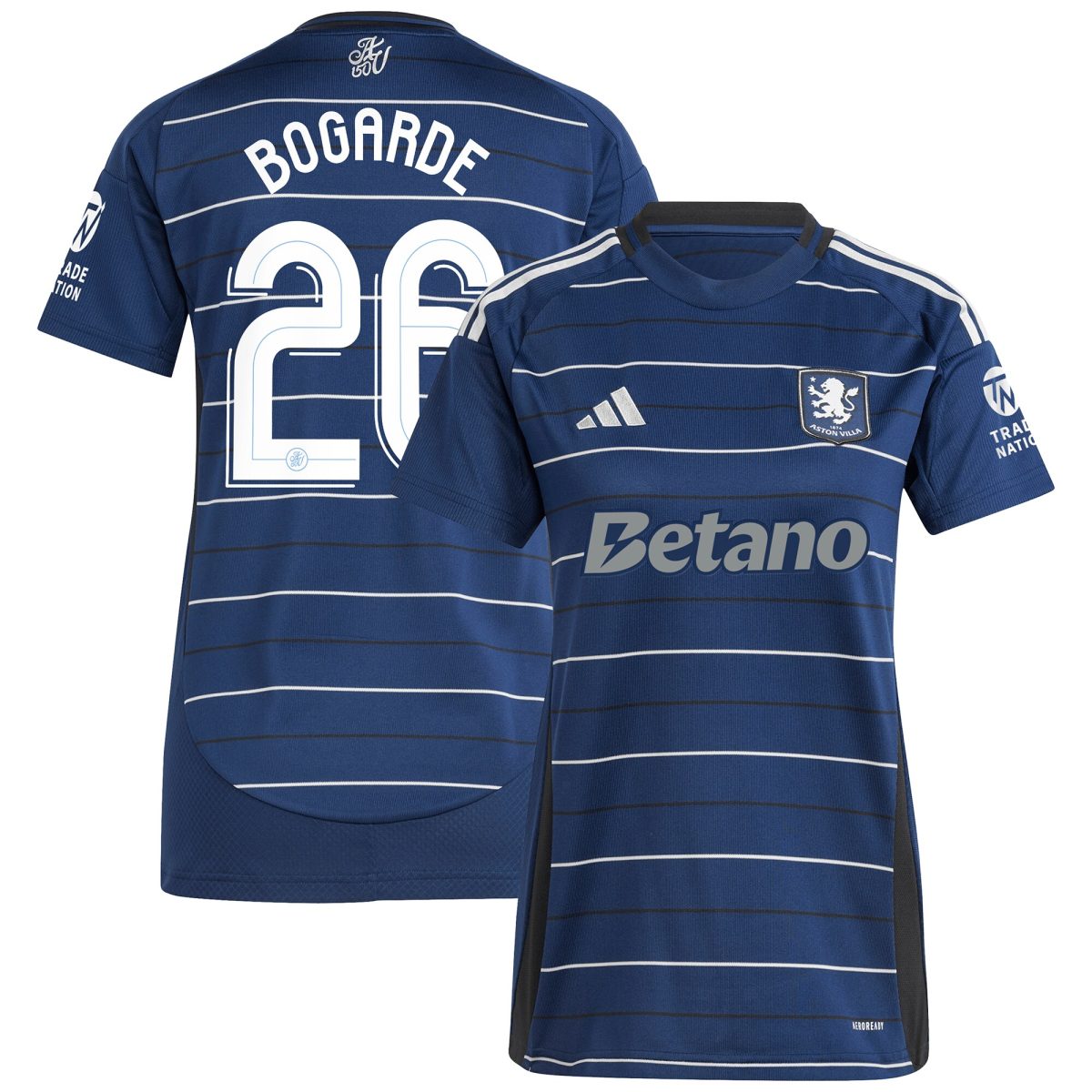 aston villa adidas third shirt 2024-25 – womens with bogarde 26 cup printing Collection - Aston Villa Official Store