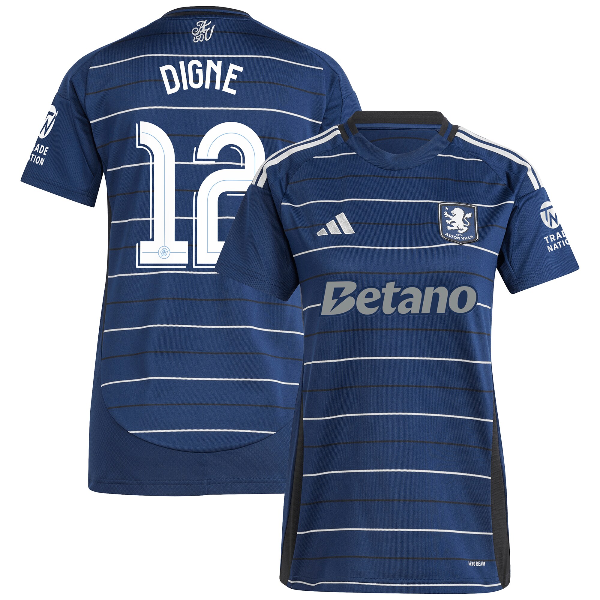 aston villa adidas third shirt 2024-25 – womens with digne 12 cup printing Collection - Aston Villa Official Store