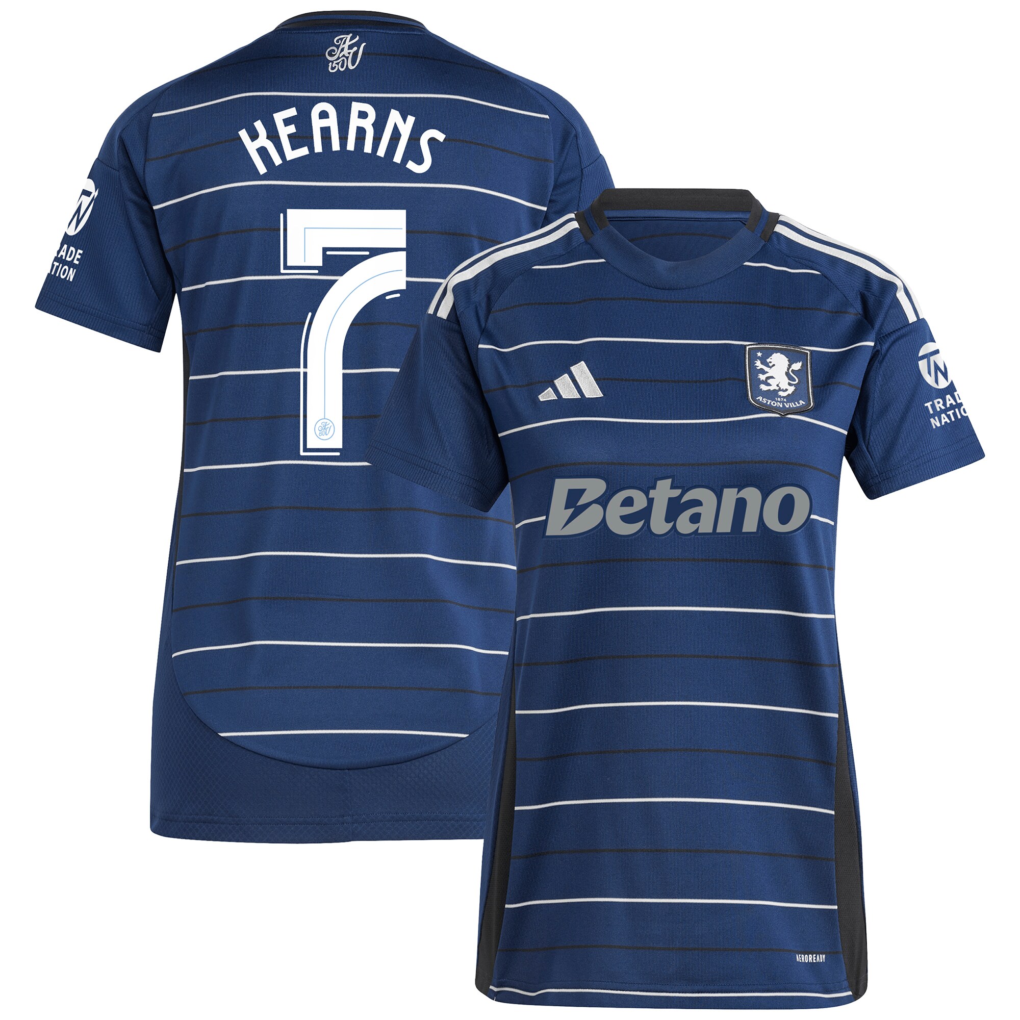 aston villa adidas third shirt 2024-25 – womens with kearns 7 cup printing Collection - Aston Villa Official Store