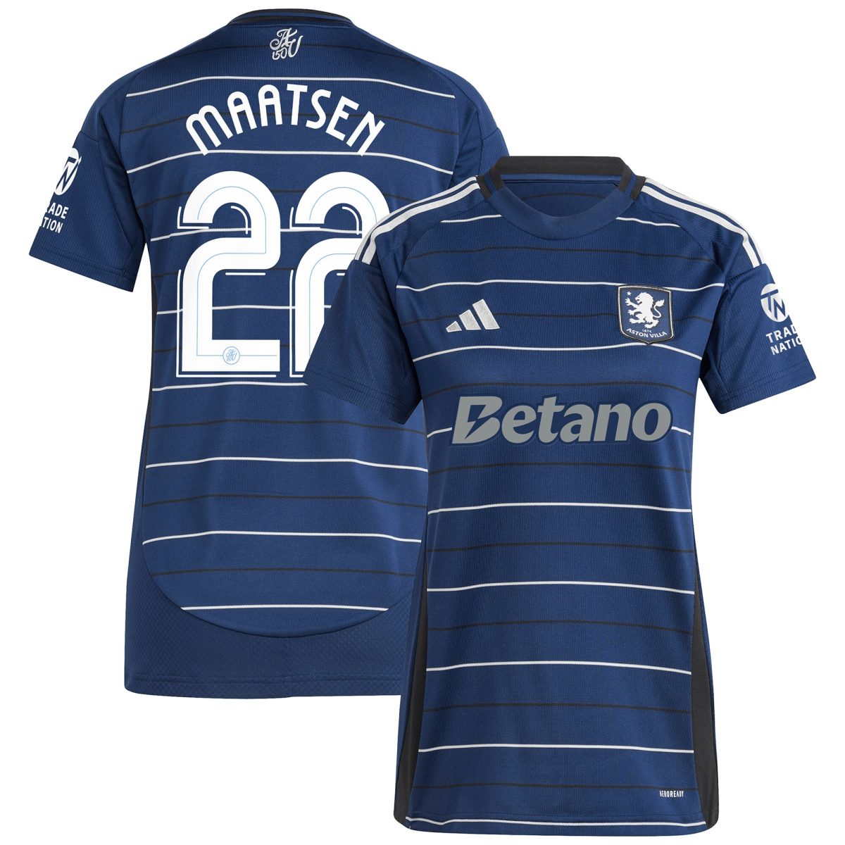 aston villa adidas third shirt 2024-25 – womens with maatsen 22 cup printing Collection - Aston Villa Official Store