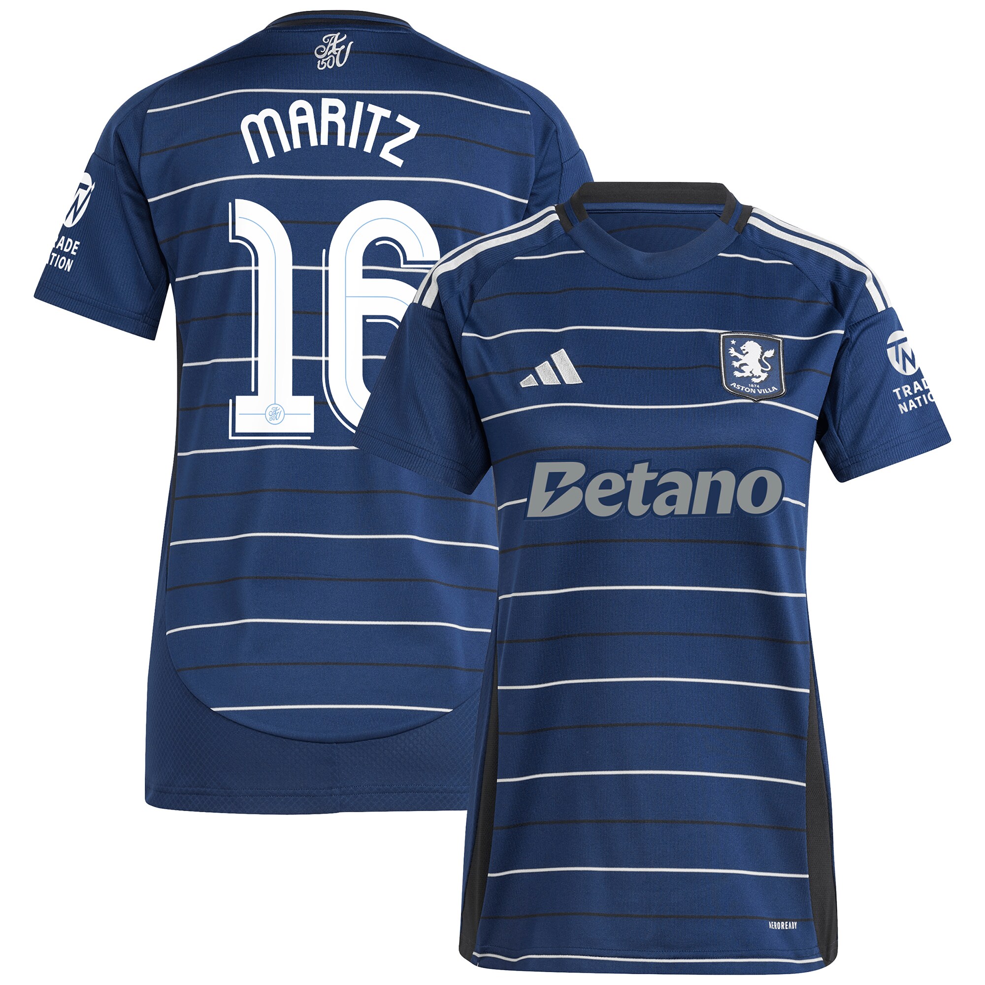 aston villa adidas third shirt 2024-25 – womens with maritz 16 cup printing Collection - Aston Villa Official Store