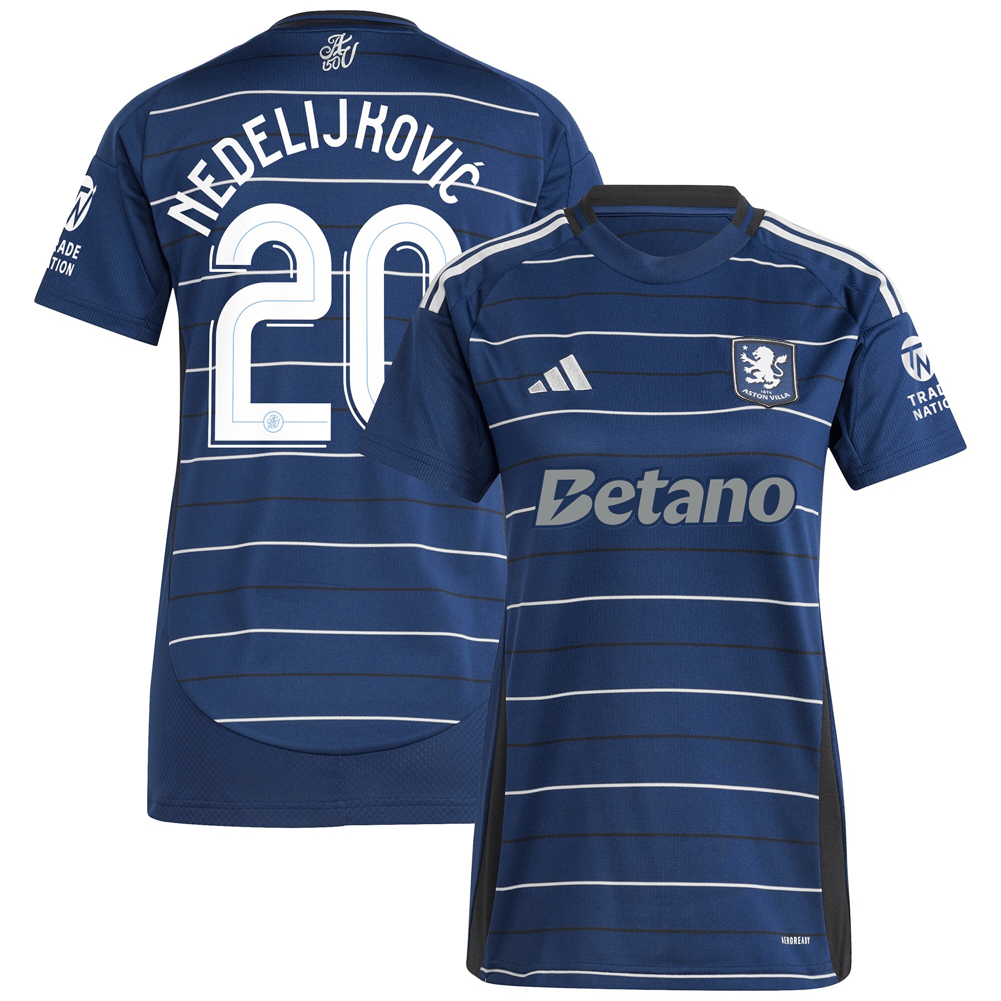 aston villa adidas third shirt 2024-25 – womens with nedeljković 20 cup printing Collection - Aston Villa Official Store