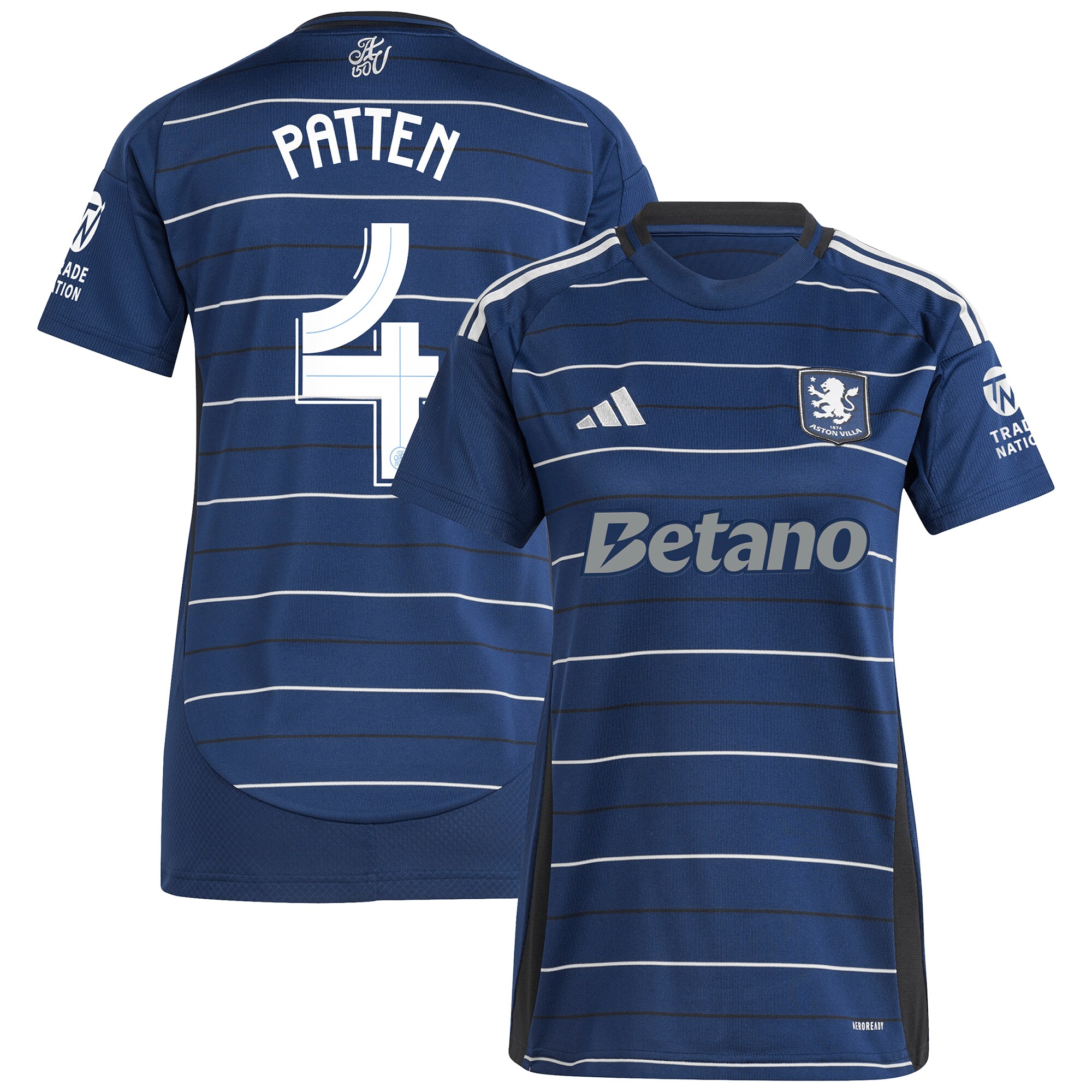 aston villa adidas third shirt 2024-25 – womens with patten 4 cup printing Collection - Aston Villa Official Store