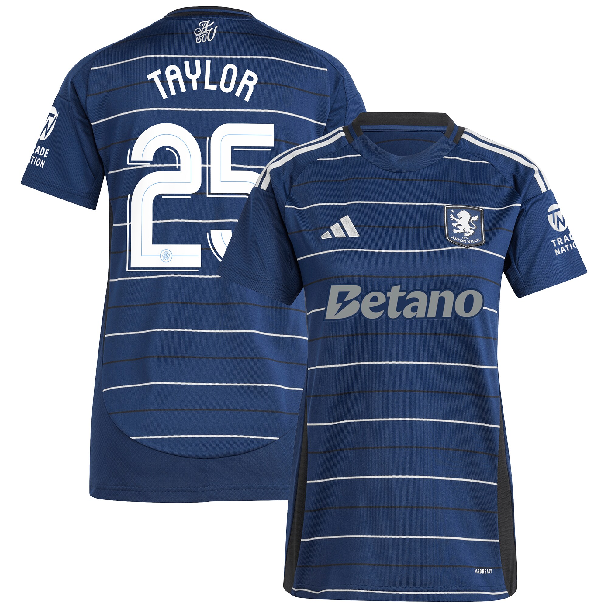 aston villa adidas third shirt 2024-25 – womens with taylor 25 cup printing Collection - Aston Villa Official Store