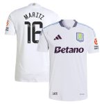 aston villa adidas wsl away authentic shirt 2024-25 with maritz 16 printing Collection - Aston Villa Official Store