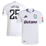 aston villa adidas wsl away authentic shirt 2024-25 with taylor 25 printing Collection - Aston Villa Official Store