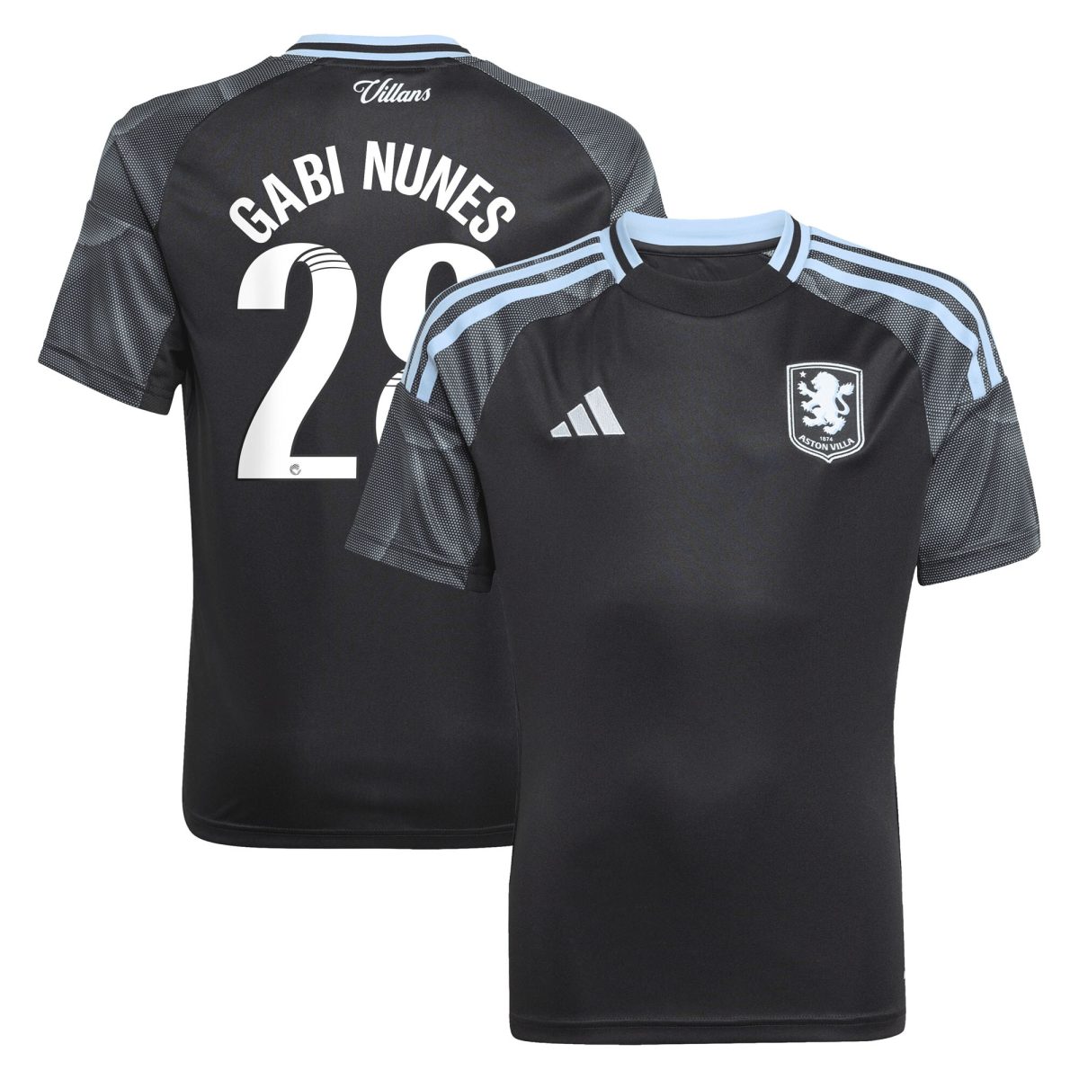 aston villa adidas wsl away shirt 2025-26 – kids with gabi nunes 28 printing Collection – Aston Villa Official Store Collection - Aston Villa Official Store