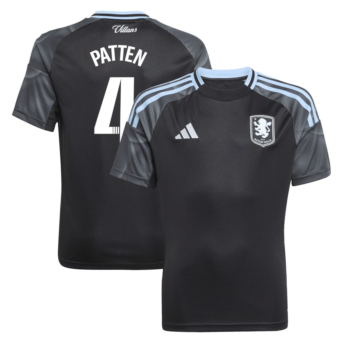 aston villa adidas wsl away shirt 2025-26 – kids with patten 4 printing Collection - Aston Villa Official Store