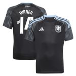 aston villa adidas wsl away shirt 2025-26 – kids with turner 14 printing Collection - Aston Villa Official Store
