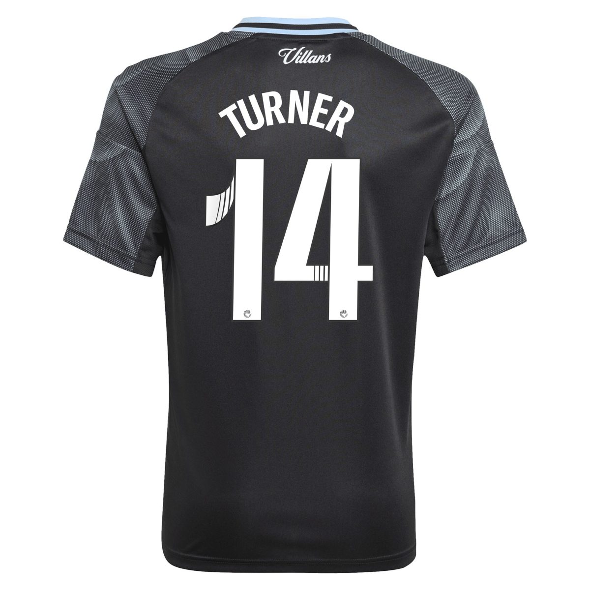 aston villa adidas wsl away shirt 2025-26 – kids with turner 14 printing Collection - Aston Villa Official Store