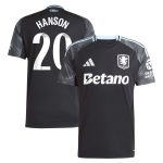 aston villa adidas wsl away shirt 2025-26 with hanson 20 printing Collection - Aston Villa Official Store
